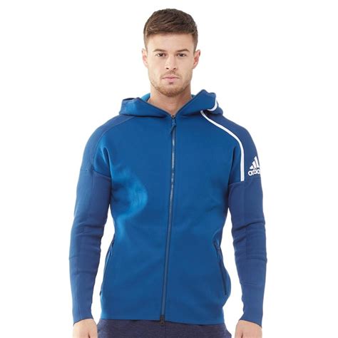 grijs blauw adidas hoodie met riys|adidas hoodie heren.